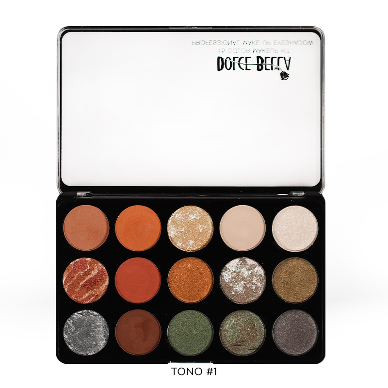 Paleta x15  sombras