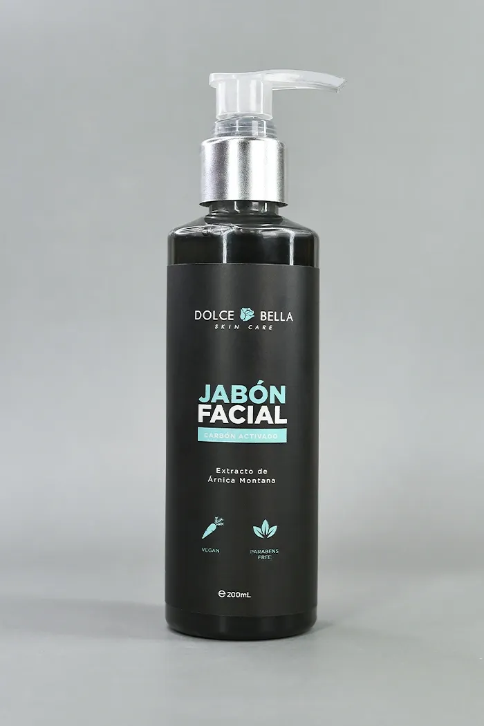 Jabón facial carbón activado 